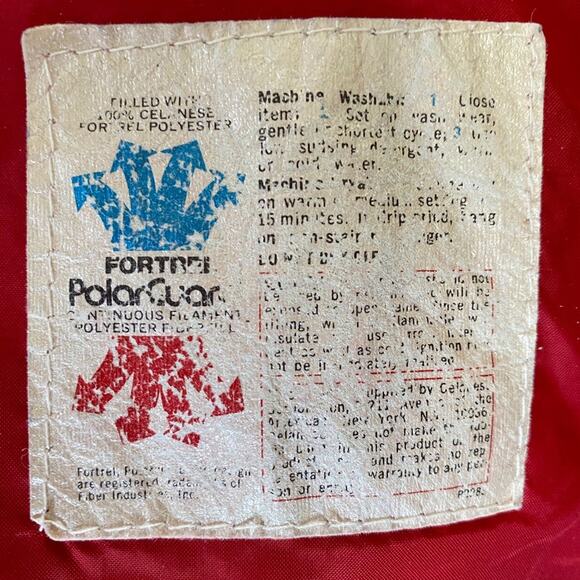 EUC Vintage Slalom Red White Blue Matching Ski Sweater & Jacket Fits a Small - Picture 8 of 11